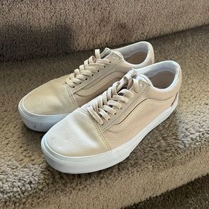 Platform Vans - Cream